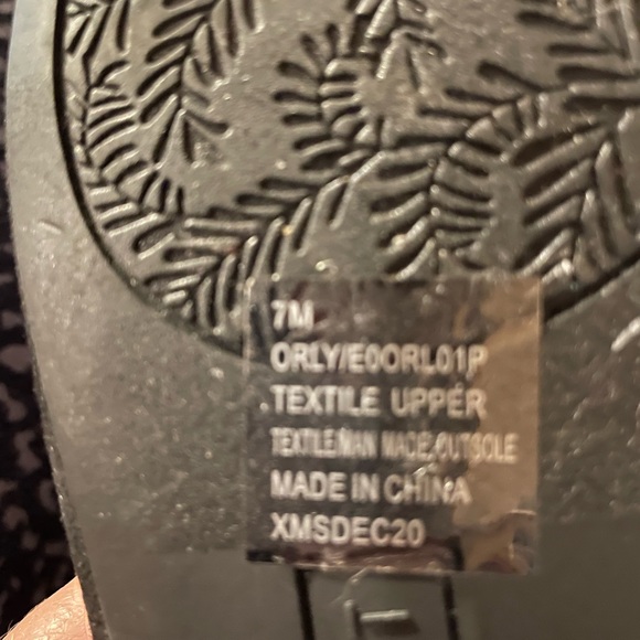 ESPIRIT Womens Shoes Black Flats 7M with Bowtie laces - Picture 10 of 12